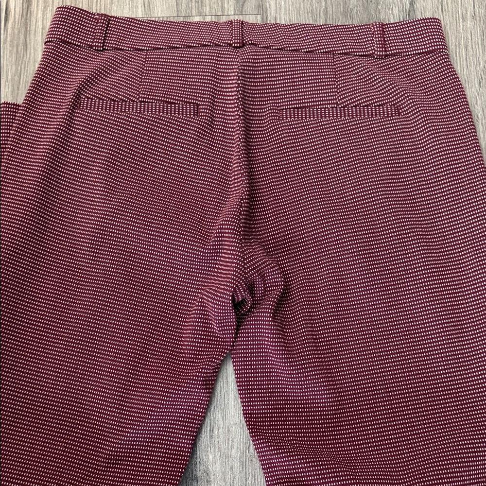 Banana Republic Women's Red Checkered Trousers - Picture 5 of 5